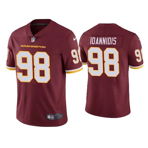 Men Washington Redskins #98 Matt Ioannidis Nike Red Vapor Limited NFL Jersey